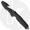 Benchmade Knives Benchmade 112SBKBLK H2O Fixed Dive Knife Part Serrated Black Blunt Tip Blade With Cord Cutter -knifecenter shop BM 112SBKBLK 1