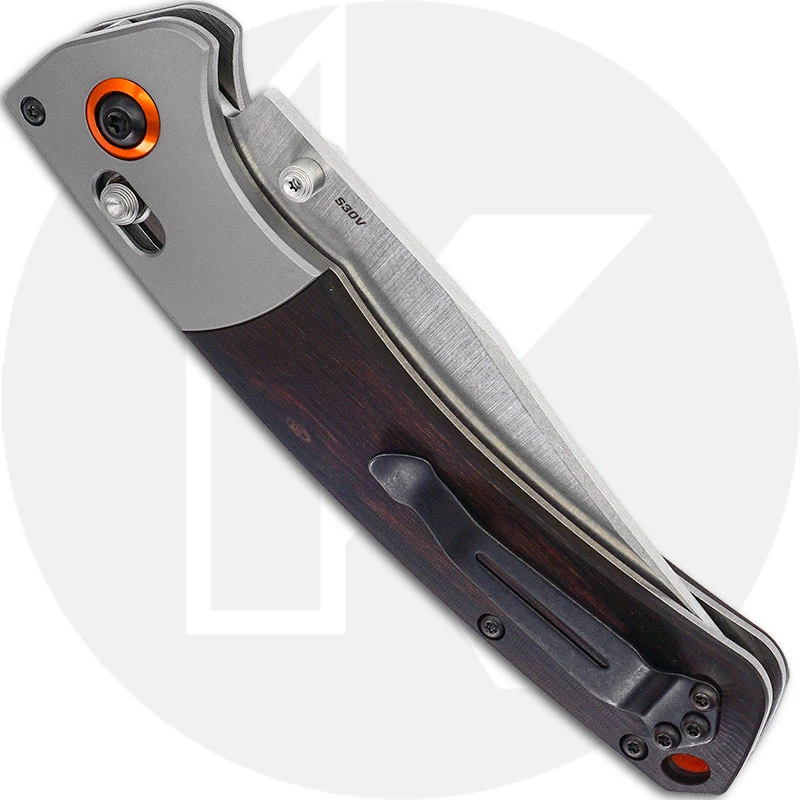 Benchmade Knives Benchmade Crooked River Knife, Wood, BM-150802 5 Benchmade Knives Benchmade Crooked River Knife, Wood, BM-150802 - Image 3