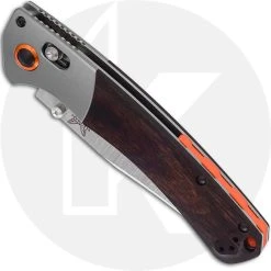 Benchmade Knives Benchmade Crooked River Knife, Wood, BM-150802 6 Benchmade Knives Benchmade Crooked River Knife, Wood, BM-150802 -knifecenter shop BM 150802 CLOSED FRONT