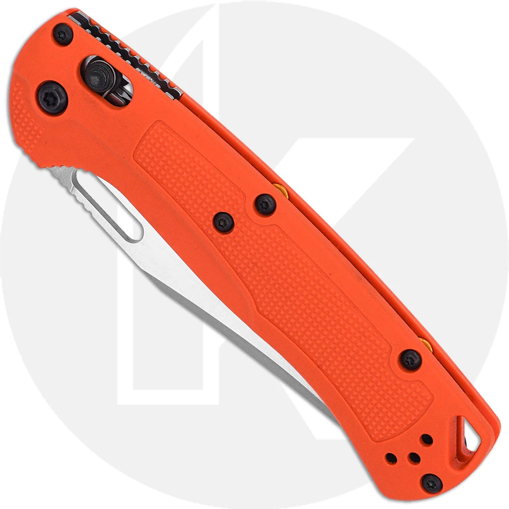 Benchmade Knives Benchmade Taggedout 15535 - CPM 154 Clip Point - Orange Grivory - AXIS Lock Folder - USA Made 4 Benchmade Knives Benchmade Taggedout 15535 - CPM 154 Clip Point - Orange Grivory - AXIS Lock Folder - USA Made - Image 2
