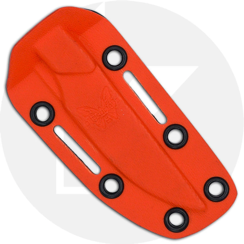 Benchmade Knives Benchmade Flyway 15700 - CPM 154 Drop Point Fixed Blade - Orange G10 - USA Made 4 Benchmade Knives Benchmade Flyway 15700 - CPM 154 Drop Point Fixed Blade - Orange G10 - USA Made - Image 2