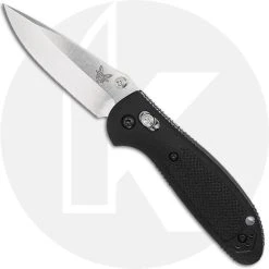 Benchmade Knives Benchmade 556 Mini Griptilian S30V Satin Drop Point, Black GFN AXIS Lock Folder USA Made