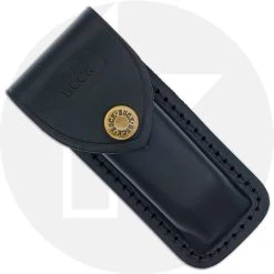 Buck Knives Buck Ranger 50th Anniversary Edition - 0112BRS3 - Custom Tang Stamp - Ebony Handle With Anniversary Shield -knifecenter shop BU 0112BRS3 B SHEATH