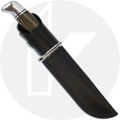 Buck Knives Buck Special Pro 0119GRS1 - Satin S35VN Clip Point Fixed Blade - Green Canvas Micarta - Made In USA -knifecenter shop BU 0119GRS1 SHEATHED