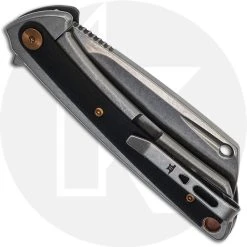 Buck Knives Buck HiLine Knife - 0263GYS - Value Priced EDC - D2 Cleaver - Gray Aluminum / G10 Front - Stonewash SS / G10 Back - Frame Lock Flipper Folder 7 Buck Knives Buck HiLine Knife - 0263GYS - Value Priced EDC - D2 Cleaver - Gray Aluminum / G10 Front - Stonewash SS / G10 Back - Frame Lock Flipper Folder -knifecenter shop BU 0263GYS B CLOSED BACK