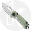 Buck Knives Buck 417 Budgie Knife 0417GRS - Compact EDC - Satin S35VN Drop Point - Green Natural G10 / Stainless Steel - Frame Lock - USA Made 2 Buck Knives Buck 417 Budgie Knife 0417GRS - Compact EDC - Satin S35VN Drop Point - Green Natural G10 / Stainless Steel - Frame Lock - USA Made -knifecenter shop BU 0417GRS B OPEN FRONT