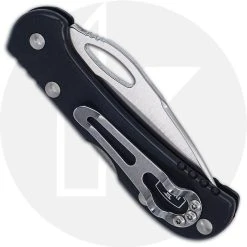 Buck Knives Buck Mini SpitFire 0726BKS - Value Price EDC - Black Aluminum - Lock Back Folder - USA Made -knifecenter shop BU 0726BKS B CLOSED BACK