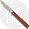 Buck Knives Buck Decatur Knife 0256BRS - Value Priced EDC - Satin Drop Point - Wood Handle - Liner Lock - Flipper Folder