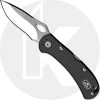 Buck Knives Buck SpitFire Knife 0722BKS-1 - Value Priced EDC - Satin Drop Point - Black Aluminum - Lock Back - USA Made -knifecenter shop BU 722BKS1 1