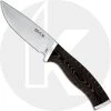 Buck Knives Buck Small Selkirk 0853BRS EDC Drop Point Fixed Blade Knife Brown And Black Micarta -knifecenter shop BU 853BRS 1