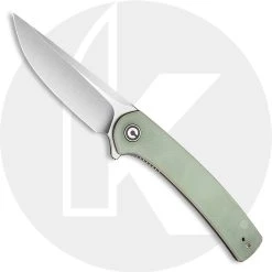 CIVIVI Knives CIVIVI Mini Asticus Knife C19026B-3 - Satin Drop Point - Natural G10 - Liner Lock Flipper Folder