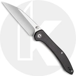 CIVIVI Knives CIVIVI Hadros Knife C20004-1 - Value Price EDC - Satin Wharncliffe - Black Micarta - Liner Lock Folder
