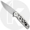 CIVIVI Knives CIVIVI Perf Knife C20006-A - Value Price EDC - Stonewash Nitro-V Drop Point - Skeletonized Stainless Steel - Frame Lock - Flipper Folder -knifecenter shop C20006 A Perf OPEN FRONT