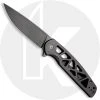 CIVIVI Knives CIVIVI Perf Knife C20006-B - Value Price EDC - Black Stonewash Nitro-V Drop Point - Black Skeletonized Stainless Steel - Frame Lock - Flipper Folder -knifecenter shop C20006 B Perf OPEN FRONT