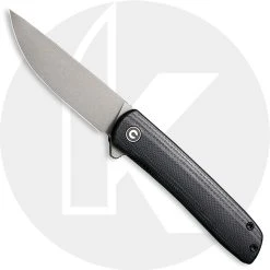 CIVIVI Knives CIVIVI Bo C20009B-3 - Gray Stonewash Nitro-V - Black G10 - Liner Lock Flipper Folder
