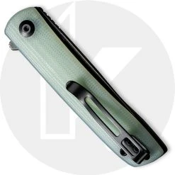 CIVIVI Knives CIVIVI Bo C20009B-4 - Black Stonewash Nitro-V - Natural G10 - Liner Lock Flipper Folder 7 CIVIVI Knives CIVIVI Bo C20009B-4 - Black Stonewash Nitro-V - Natural G10 - Liner Lock Flipper Folder -knifecenter shop C20009B 4 Bo CLOSED BACK