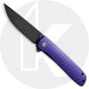 CIVIVI Knives CIVIVI Bo C20009B-5 - Black Stonewash Nitro-V - Purple G10 - Liner Lock Flipper Folder -knifecenter shop C20009B 5 Bo OPEN FRONT