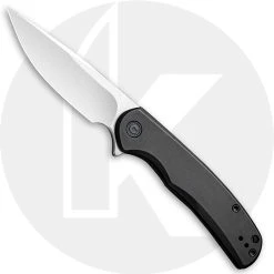CIVIVI Knives CIVIVI NOx C2110B - Satin Nitro-V Drop Point - Black Stainless Steel - Frame Lock Flipper Folder