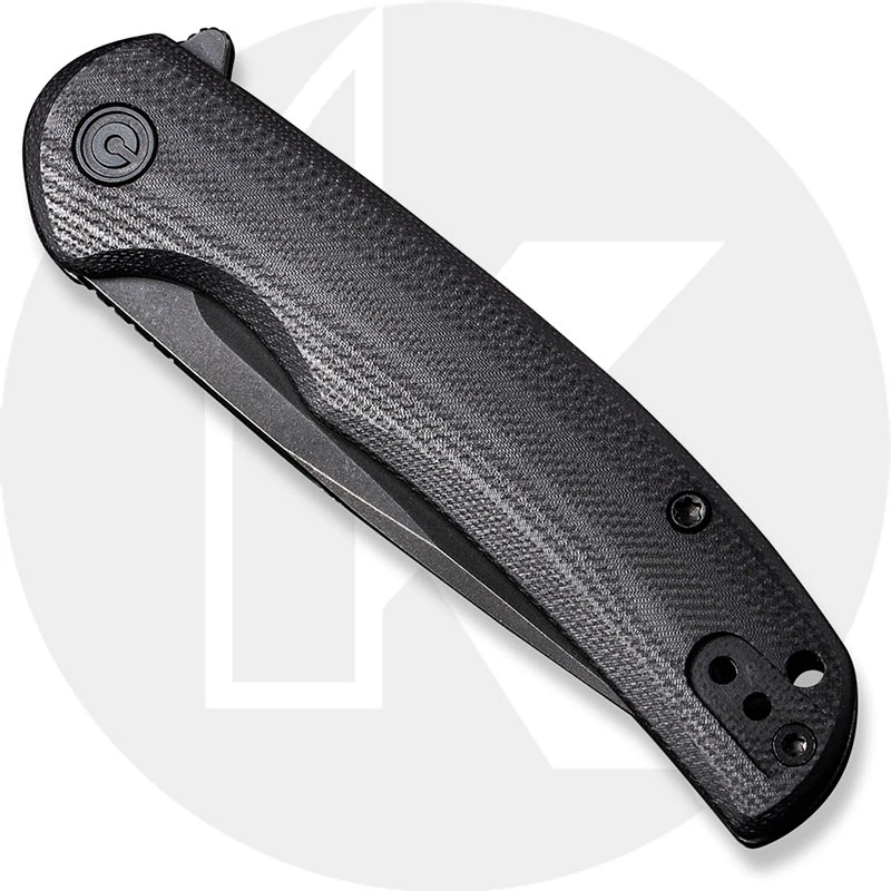 CIVIVI Knives CIVIVI NOx C2110C - Black Stonewash Nitro-V - Black G10 / Stainless Steel - Frame Lock Folder 4 CIVIVI Knives CIVIVI NOx C2110C - Black Stonewash Nitro-V - Black G10 / Stainless Steel - Frame Lock Folder - Image 2