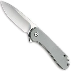 CIVIVI Knives CIVIVI Elementum Knife C907B - Satin D2 Drop Point - Gray G10 - Liner Lock Flipper Folder