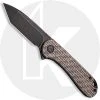 CIVIVI Knives CIVIVI Elementum C907T-D - Black Stonewash D2 Tanto - Brown Matrix Micarta - Liner Lock - Flipper Folder 2 CIVIVI Knives CIVIVI Elementum C907T-D - Black Stonewash D2 Tanto - Brown Matrix Micarta - Liner Lock - Flipper Folder -knifecenter shop C907T D ElementumTanto OPEN FRONT