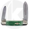 Case Knives Case Canoe Knife 08974 - Limited Edition VIII - Jigged Emerald Bone - 62131SS - Discontinued - BNIB -knifecenter shop CA 08974 FRONT