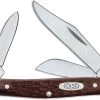 Case Knives Case Medium Stockman, Brown Synthetic, CA-106