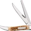 Case Knives Case Fishing Knife 10726 Amber Bone 620094FSS