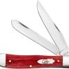 Case Knives Case Trapper Knife 11320 - Smooth Old Red Bone - 6254SS -knifecenter shop CA 11320