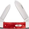 Case Knives Case Canoe Knife 11326 - Smooth Old Red Bone - 62131SS -knifecenter shop CA 11326