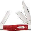 Case Knives Case Large Stockman Knife 11327- Smooth Old Red Bone - 6375SS