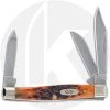 Case Knives Case Small Stockman Knife 01155 - Autumn Bone - 6333 SSM - Discontinued - BNIB -knifecenter shop CA 1155 FRONT