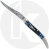 Case Knives Case Medium Texas Toothpick Knife 13073 - Limited Edition XIII - Mediterranean Blue - 610094SS - Discontinued - BNIB -knifecenter shop CA 13073 FRONT
