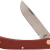 Case Knives Case Sod Buster Jr Knife 13451 American Workman Red Synthetic 4137SS