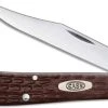 Case Knives Case Barehead Slimline Trapper, Brown Synthetic, CA-135