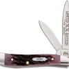 Case Knives Case Peanut Knife 14073 - Limited Edition XIV - Cabernet Bone - 6220SS - Discontinued - BNIB -knifecenter shop CA 14073