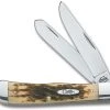 Case Knives Case Trapper, Amber Bone CV, CA-163