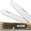 Case Knives Case Trapper, Amber Bone, CA-164