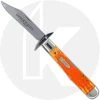 Case Knives Case Cheetah Knife 17072 - Limited Edition XVII - Orange Peel Bone - 6111 1 / 2LSS - Discontinued - BNIB -knifecenter shop CA 17072 FRONT