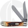 Case Knives Case Mini Trapper Knife 01714 - Red Stag - R5207SS - Discontinued - BNIB -knifecenter shop CA 1714 FRONT
