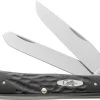 Case Knives: Case Rough Black Trapper Knife, CA-18221