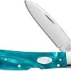Case Knives Case Tribal Lock Knife 18585 Aqua Kirinite SparXX TB1012010LSS