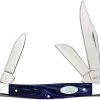 Case Knives Case Medium Stockman Knife 23442 Blue Pearl Kirinite 10344SS -knifecenter shop CA 23442