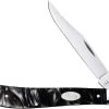 Case Knives Case Slimline Trapper Knife 23677 Black Pearl Kirinite 101048SS -knifecenter shop CA 23677