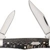 Case Knives Case Half Whittler Knife 25571 Black Sycamore Wood 7208SS -knifecenter shop CA 25571