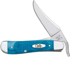 Case Knives Case RussLock Knife 25589 Caribbean Blue Bone 61953LSS