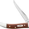 Case Knives Case Small Texas Toothpick Knife 28703 Smooth Chestnut Bone 610096SS -knifecenter shop CA 28703
