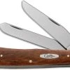 Case Knives: Case Smooth Chestnut Bone Trapper Knife, CA-28707