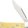 Case Knives Case Mini CopperLock Knife 30116 Smooth Yellow CV 31749LCV