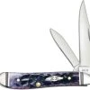 Case Knives Case Peanut Knife 31623 Purple Bone 6220SS
